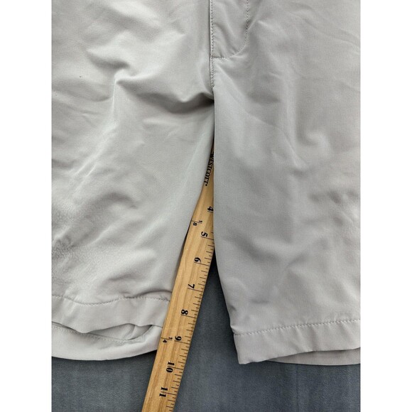 Lee Flex Shorts Lot x2 Mens 34 Navy Blue Beige Stretch Zip Pocket Casual Outdoor - Picture 14 of 16